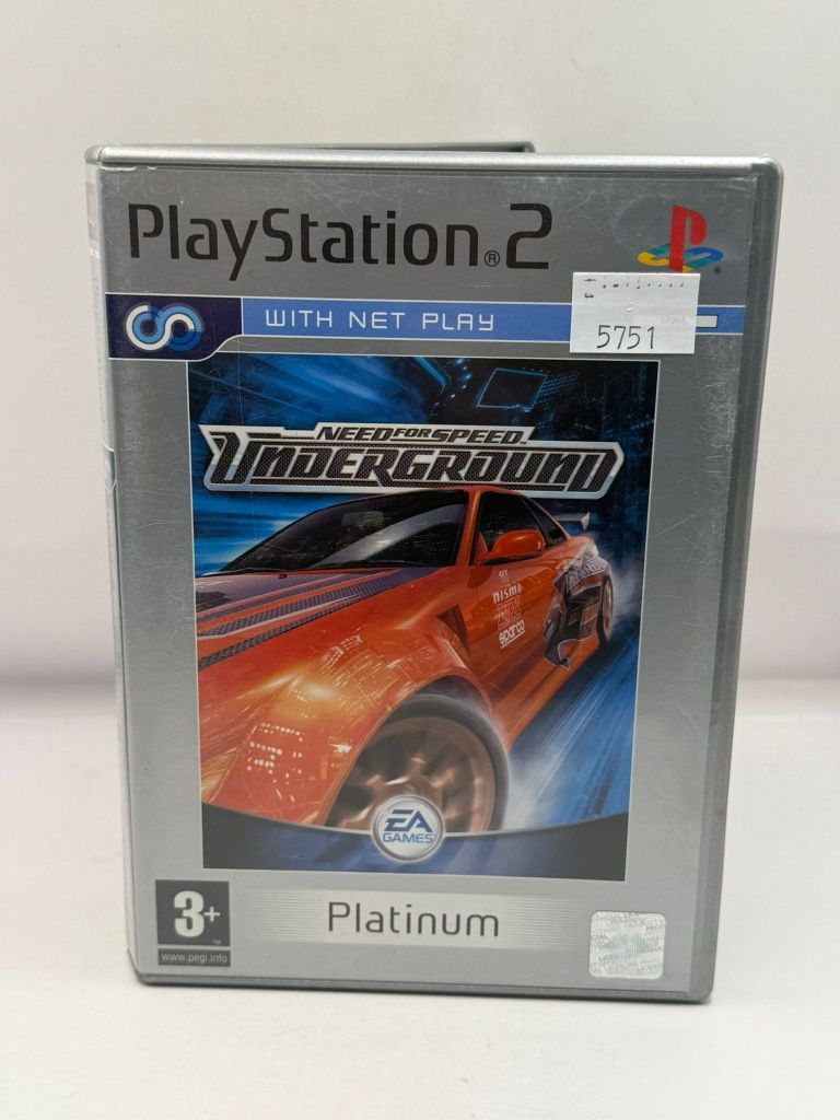 Nfs Undergeound 3xA Ps2 nr 5751