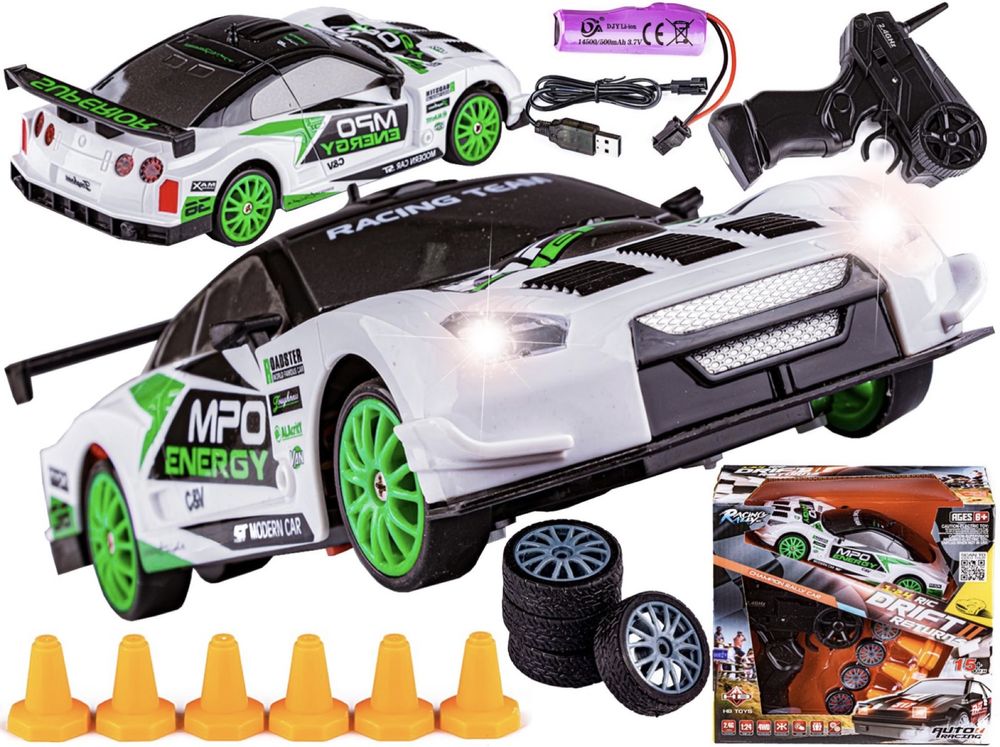 Samochód Do Driftu, Auto RC Drift 1:24 2,4 GHz 4WD