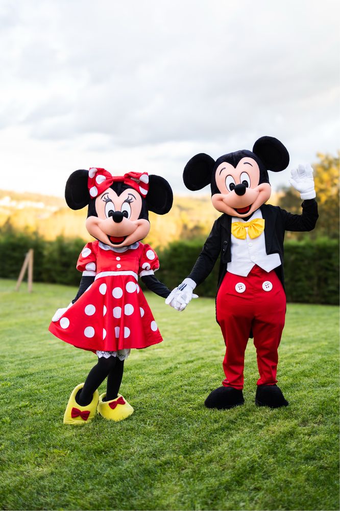 Mascotes Mickey e Minnie