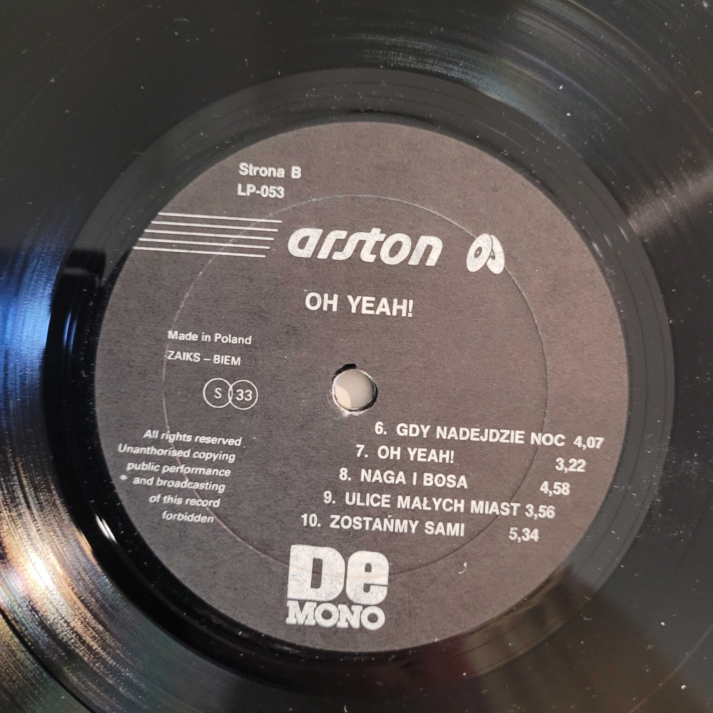 Winyl De Mono - Oh Yeah! 1990 EX-