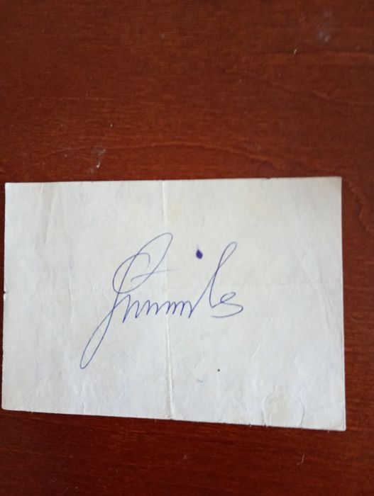 Sprzedam autograf W. Zmudy