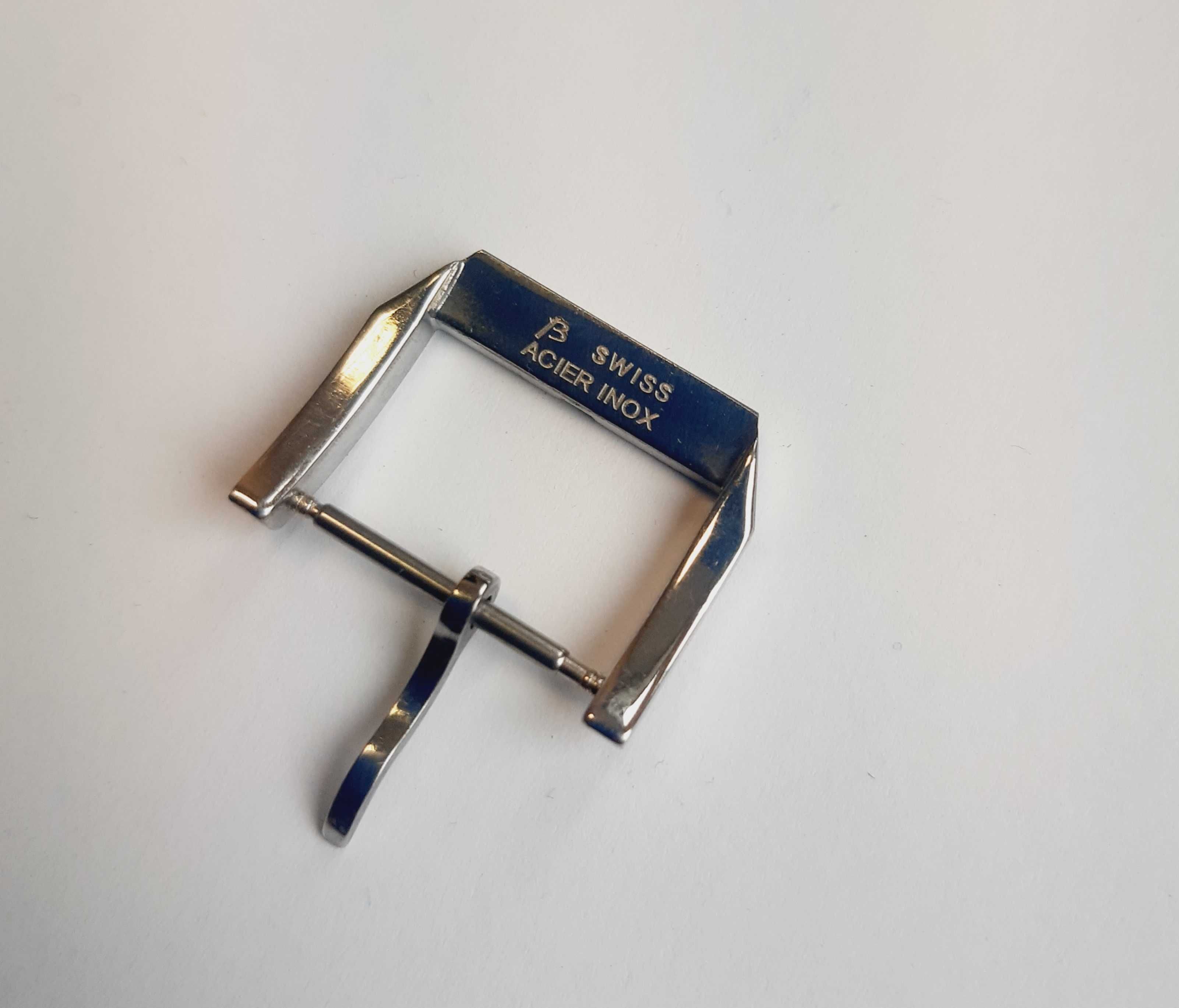 Sprzączka klamra 18mm do paska zegarka IWC Schauffhausen zapięcie Inox