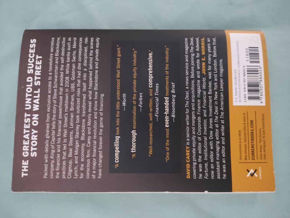 Livro King of Capital 8€