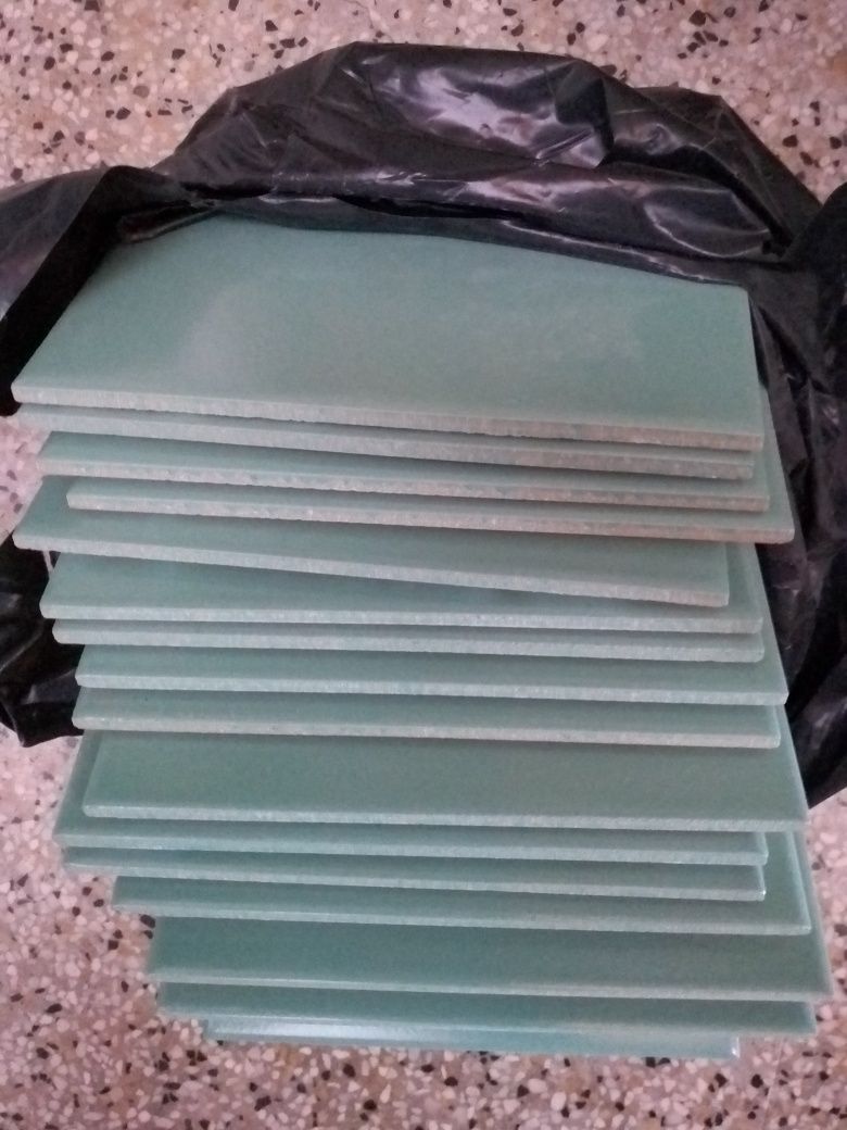 70 Azulejos cerâmica verde água mate p/wc ou cozinha