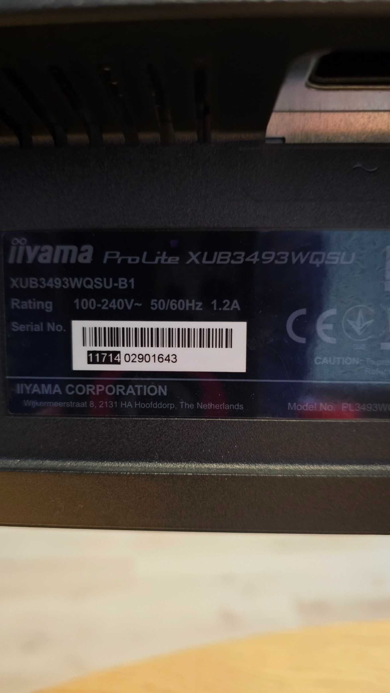 iiyama ProLite XUB3493WQSU 34"/LED/IPS/4ms-Idealny do pracy i rozrywki