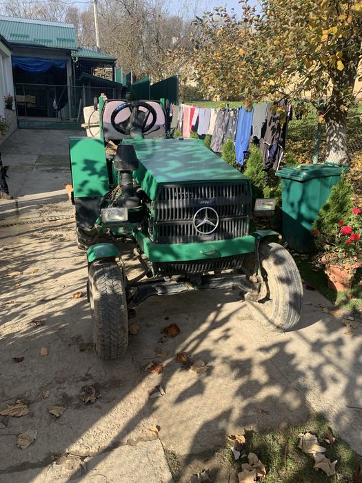 Продам, трактор саморобний , мотор від мерседеса 123 .