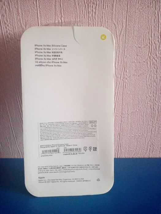 Чехол для iPhone XS Max Silicone case Apple. Новый.
