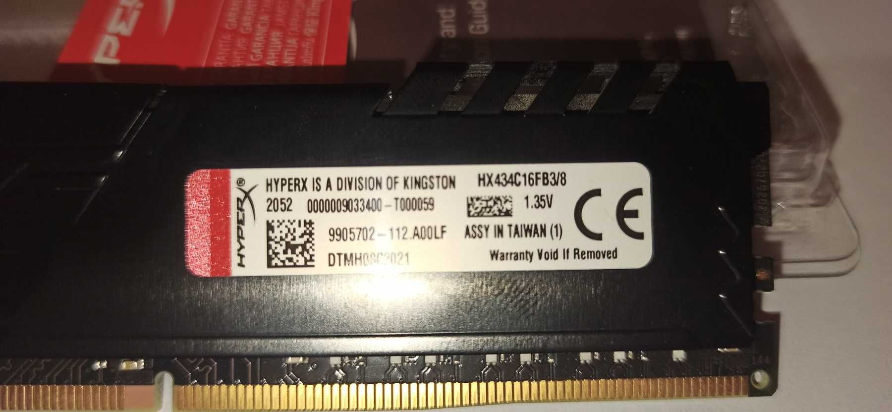 ОЗУ, оперативна пам'ять,DDR4, 8Gb, 3466MHZ Kingston.