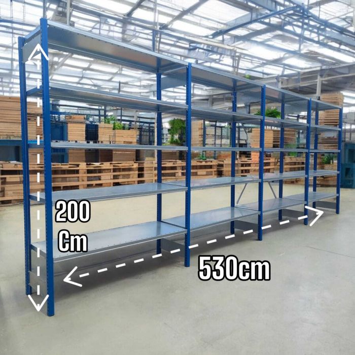 Fv Regały magazynowe półkowe stow regał przemysłowy