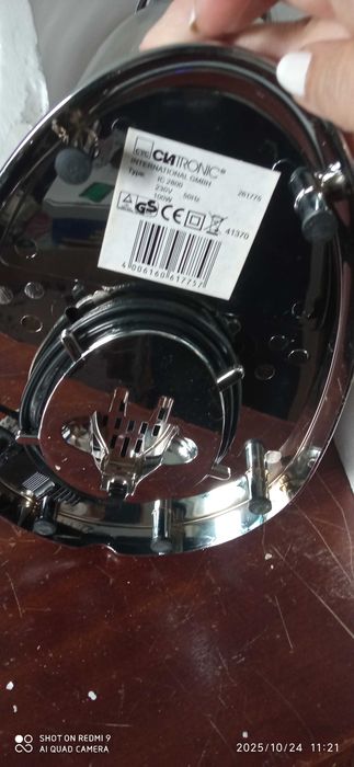 Triturador de Gelo Clatronic IC 2800 — novo e manual