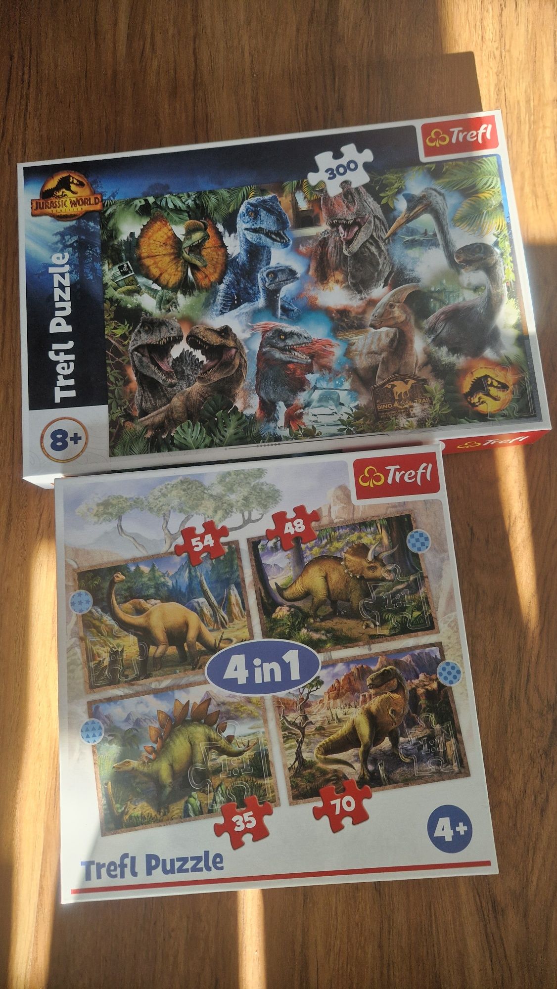 Puzzle dinozaury