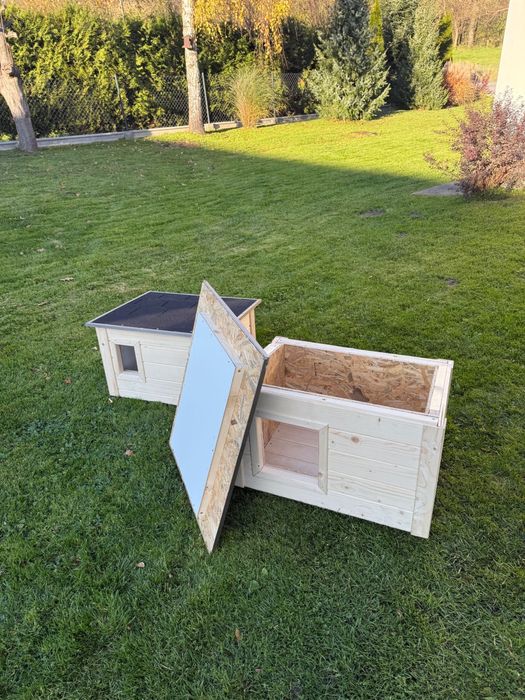 Buda dla Psa Ocieplany dach/ściany/podłoga do kazdego domku GRATIS