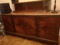 Kredens komoda z nadstawką bufet art deco styl gdański