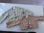 2 x sweterek zara 122 128 azurowy romatyczny