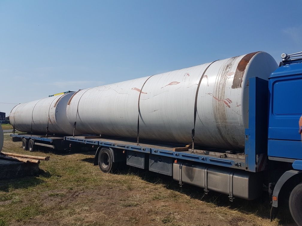 Zbiornik stalowy po spożywczy 32m3 asenizacjia bufor woda itp.