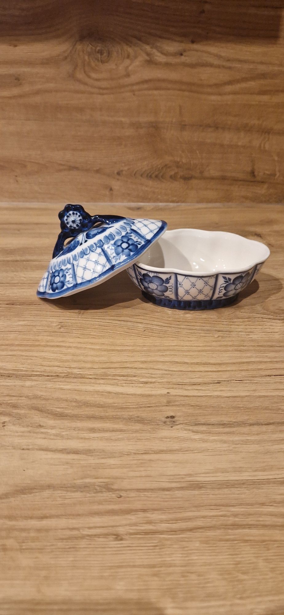 Vintage Porcela Rosyjska Gzhel