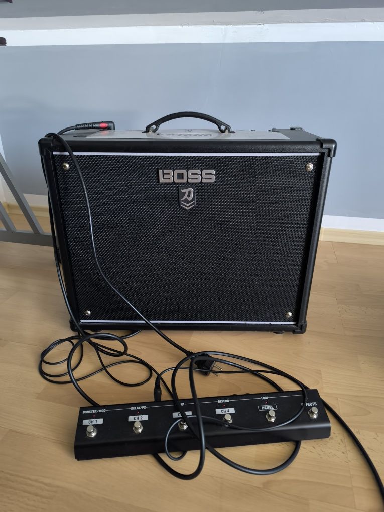 Gitara elektryczna Ltd H200 plus piec Boss Katana 100 Mk2