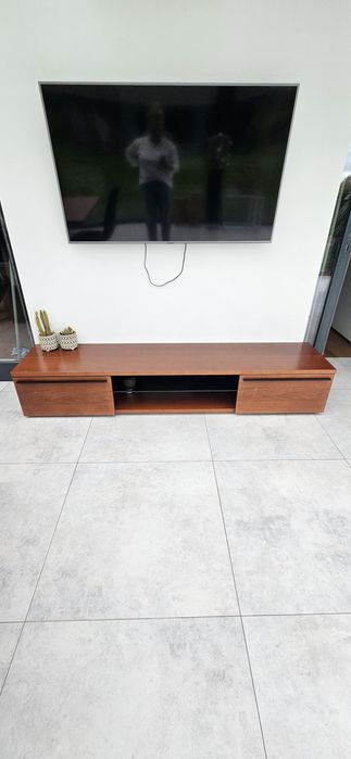 Stół rozkładany 180-230 x 90 + 8 krzeseł + szafka RTV