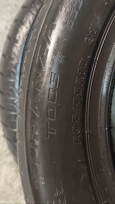 Pneus 205/55r16 Bridgestone Turanza T005 * com 75% piso