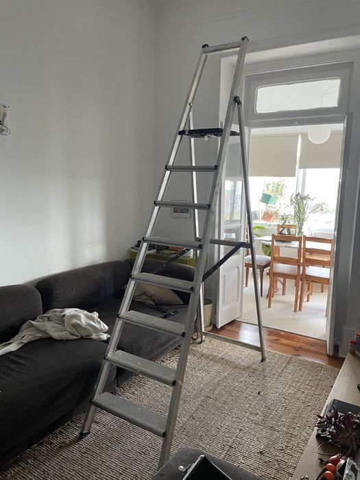 Escadote alumínio 8 degraus