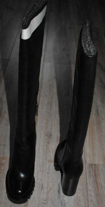 Чоботи, сапожки Vitto Rossi 36р 23см нат шкіра, утеплювач байка.