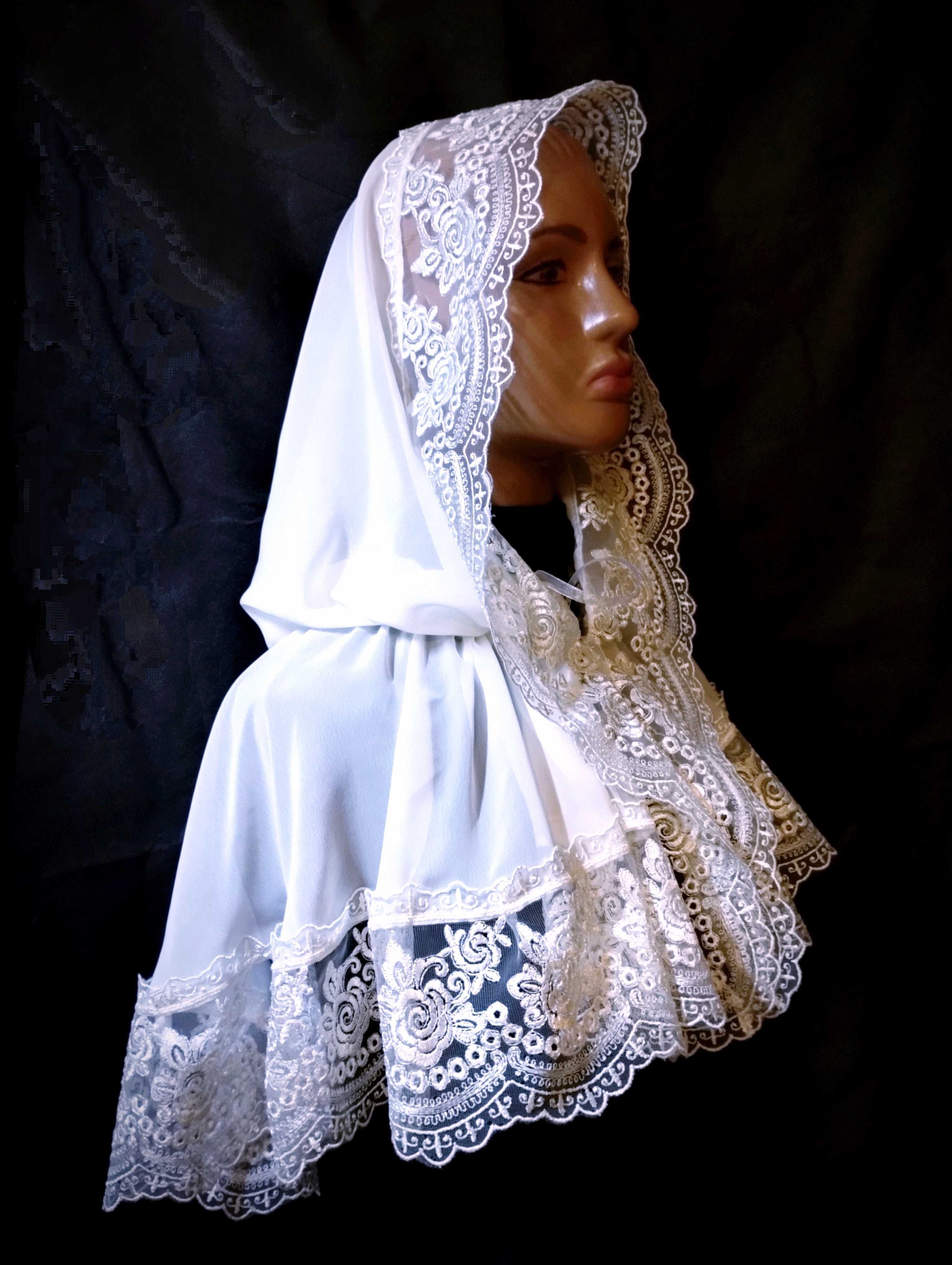 Див.всі фото Хустка палантин шарф до церкви на Пасху хрестини весілля