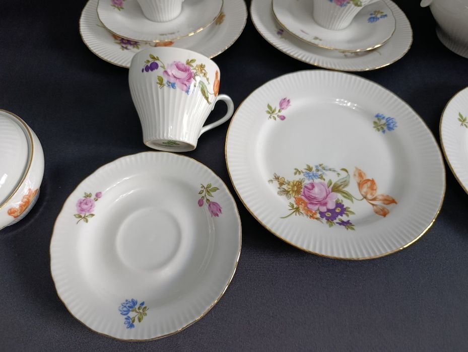 Porcelanowy komplet ILMENAU do kawy / herbaty dla 6 osób