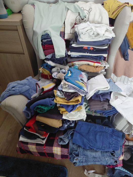 MEGA Torba ubranek dla chłopca od 62 do 80