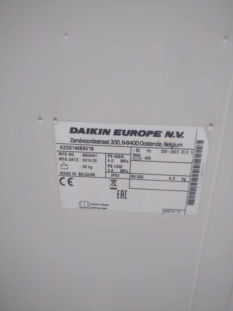 Daikin 14kw pompa ciepła/klimatyzacja bdb