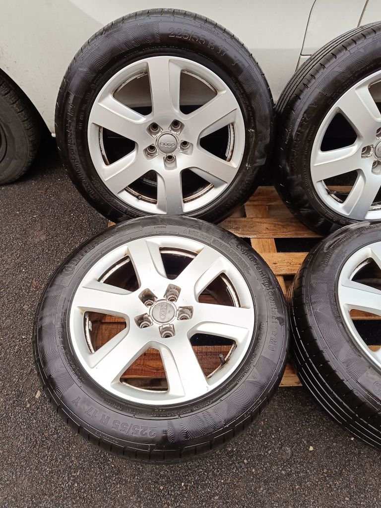 Koła felgi aluminiowe 17 cali Audi VW 225/55/17