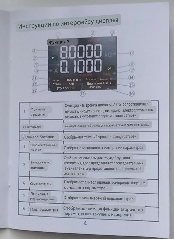Продам мультиметр Zoyi DQ01 LCR Цифровой мост