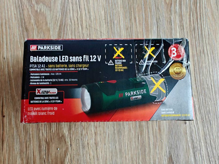 Parkside Latarka Led akumulatorowa X12V 120 Lm