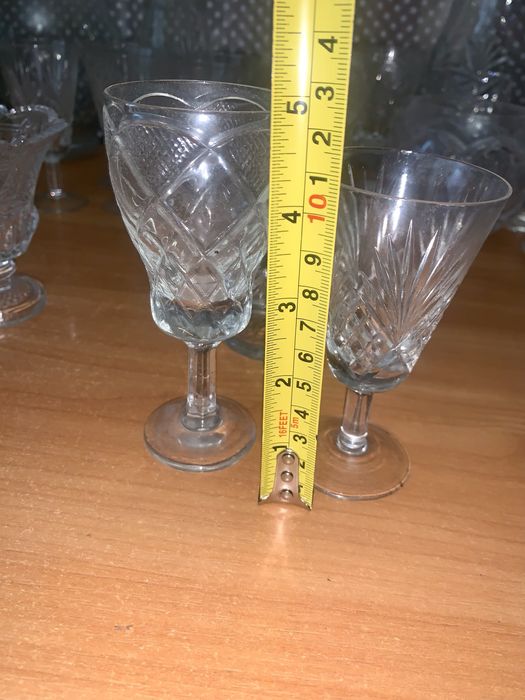 Ваза графин  кувшин бокалы Богемия Чехия хрусталь