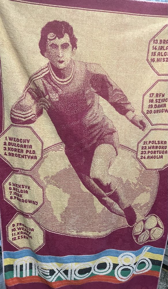 Unikalny ręcznik z mistrzostw swiata 1986