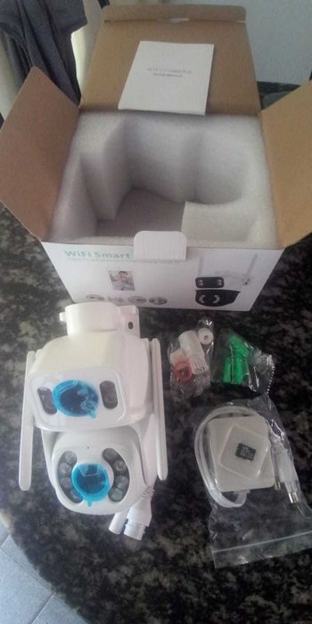 Дві вуличні 6Мп камери WiFi в одній, поворотна і ширококутна