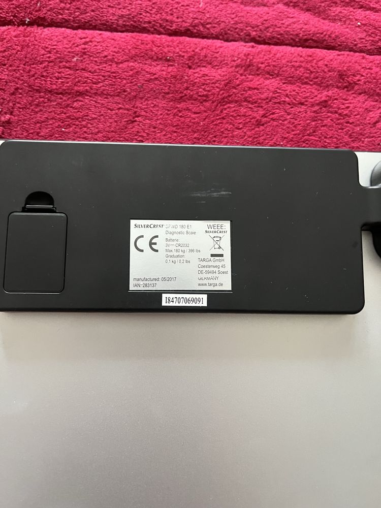 Діагностичні електронні ваги SilverCrest SPWD 180 G1 180 кг