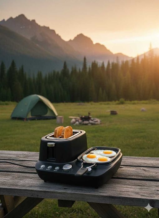 Stacja śniadaniowa 3w1 Nowa, Do Campingów, domków letniskowych