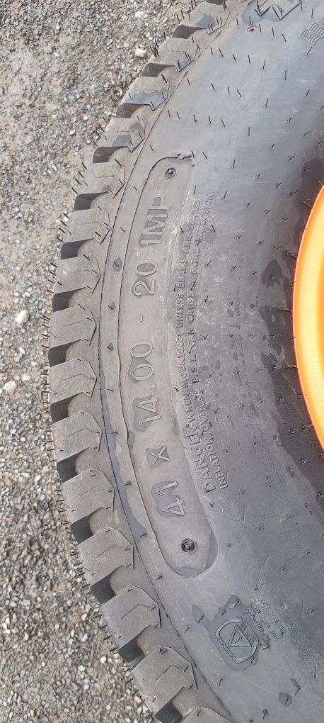 Kubota felga opona Pronar 11x20 41x14.00-20 MPI Carlisle Multitrac C/