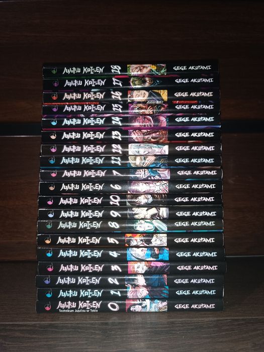 Manga Jujutsu Kaisen 0-18 tomy Zestaw Komplet Gege Akutami