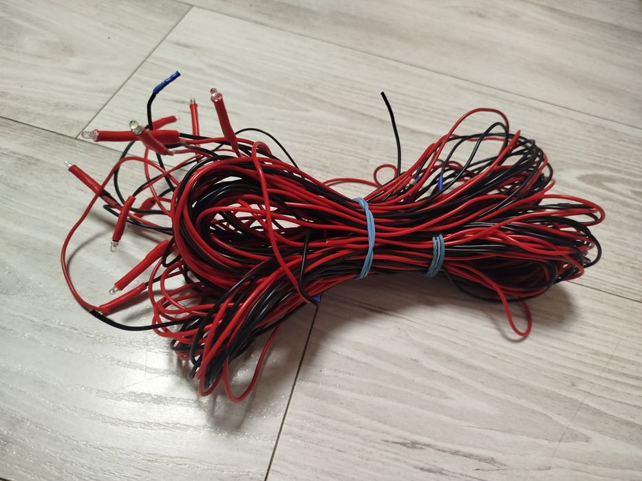 Makieta - ledy na kablach 30 m