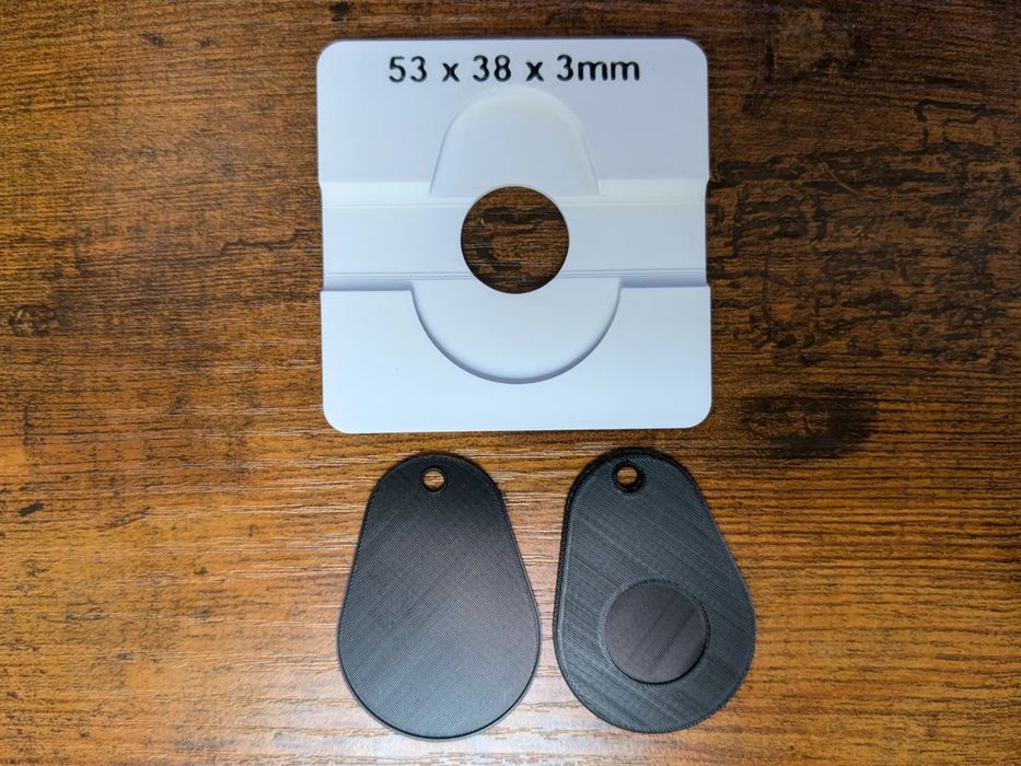 Suporte para Etiqueta NFC Formato Palheta Guitarra 38mm