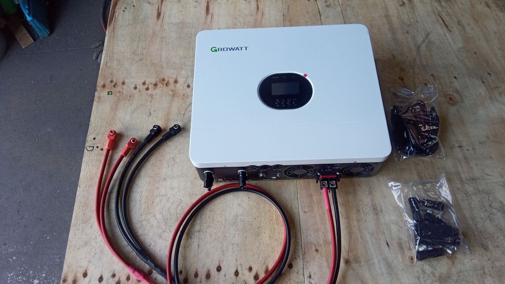 Inversor Híbrido Growatt SPF 6000W 48V 2x 80A MPPT solar
