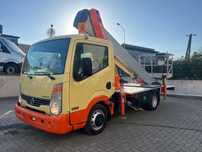 Nissan Podnośnik Koszowy 26 metrów Zwyżka 15 w Bok Wumag Palfinger UDT jak Ruthmann Multitel Gsr  Podnośnik Koszowy 26 Metrów Wumag Palfinger Import UDT
