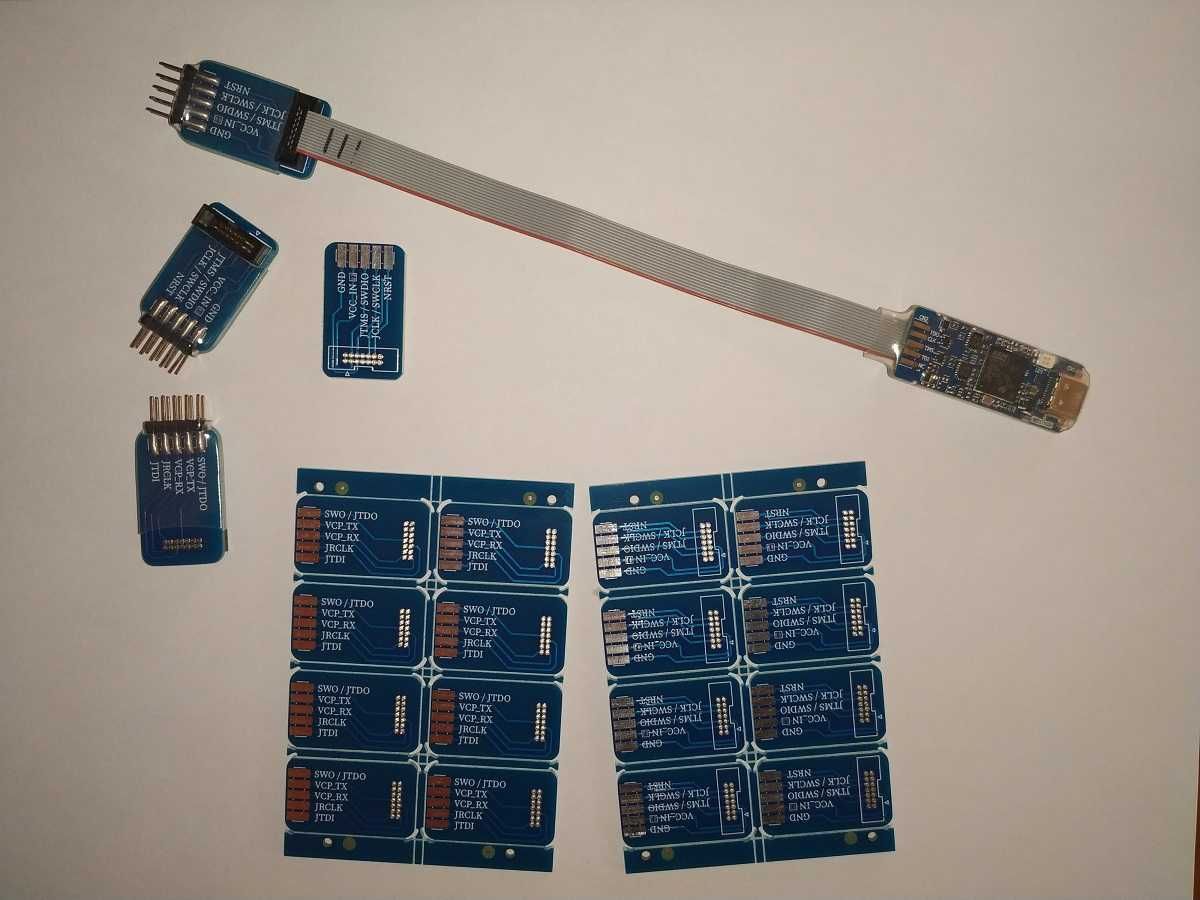 ST-LINK V3 MINI MINIE адаптер переходник под шаг 2.54 мм