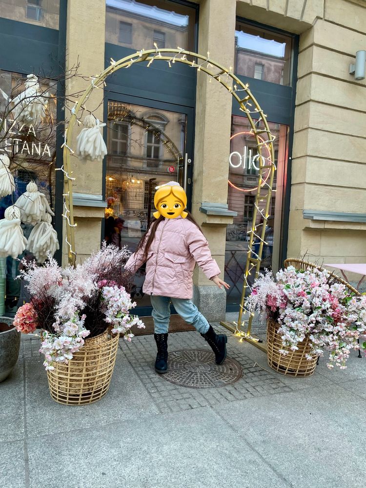 Kurtka puchowa Zara Kids r.140 pudrowy róż