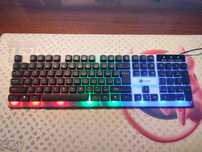 Teclado RGB ligação USB