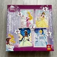 Puzzle Trefl 4w1 Księżniczki Disney 4+