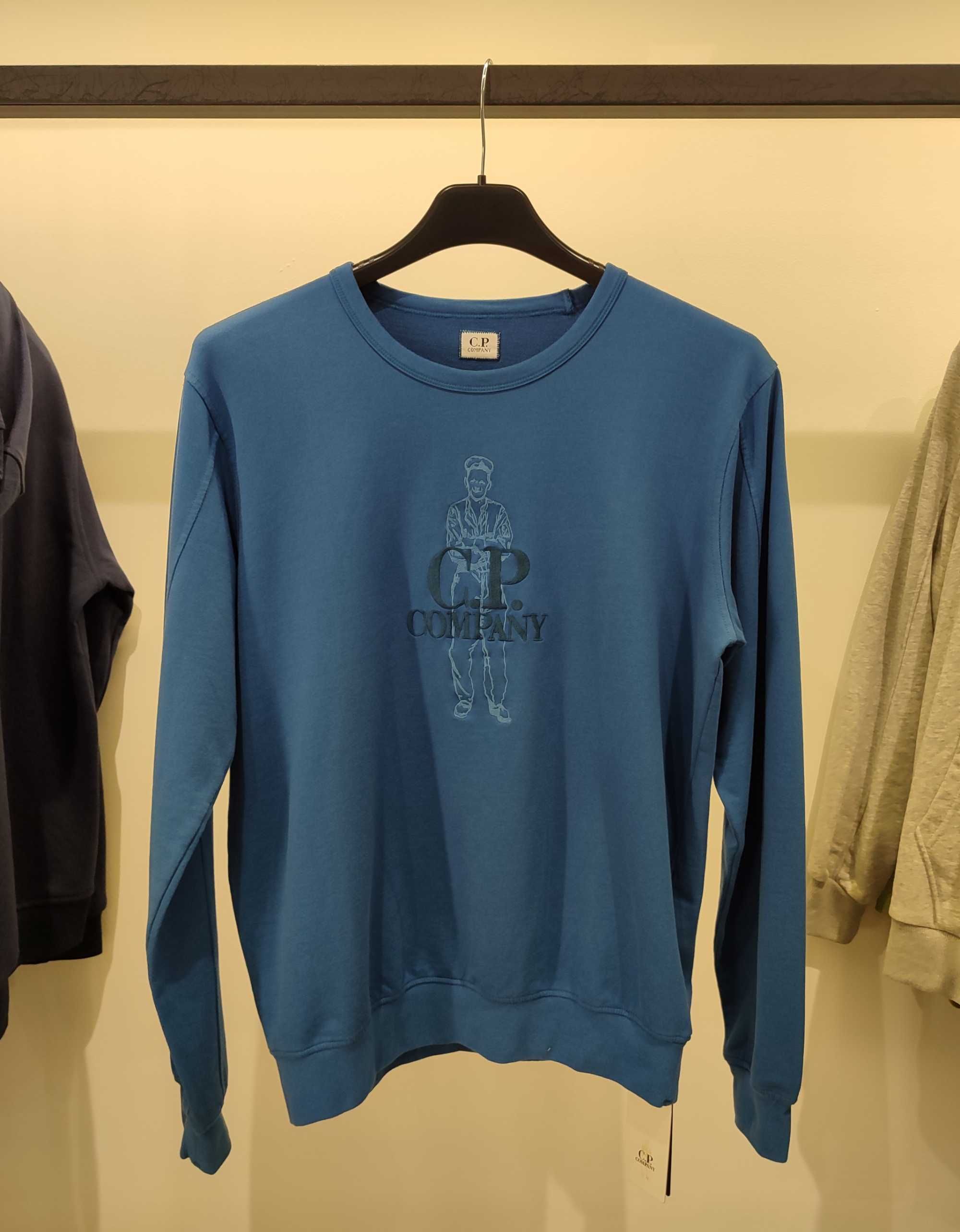 Світшот C.P. Company Embroidery Sweatshirt Blue