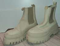 Buty damskie do kostki Tamaris 100% skórzane