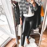 Marynarka/kurteczka kurtka H&M boho rozmiar M Biała czarna